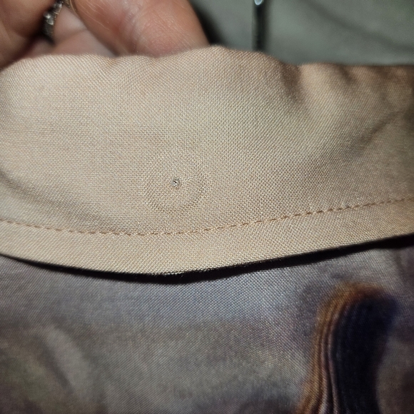 NWT! GUESS Shirt Men's Size Medium Cactus Challis Button Down Short Sleeve NEW - Picture 14 of 14